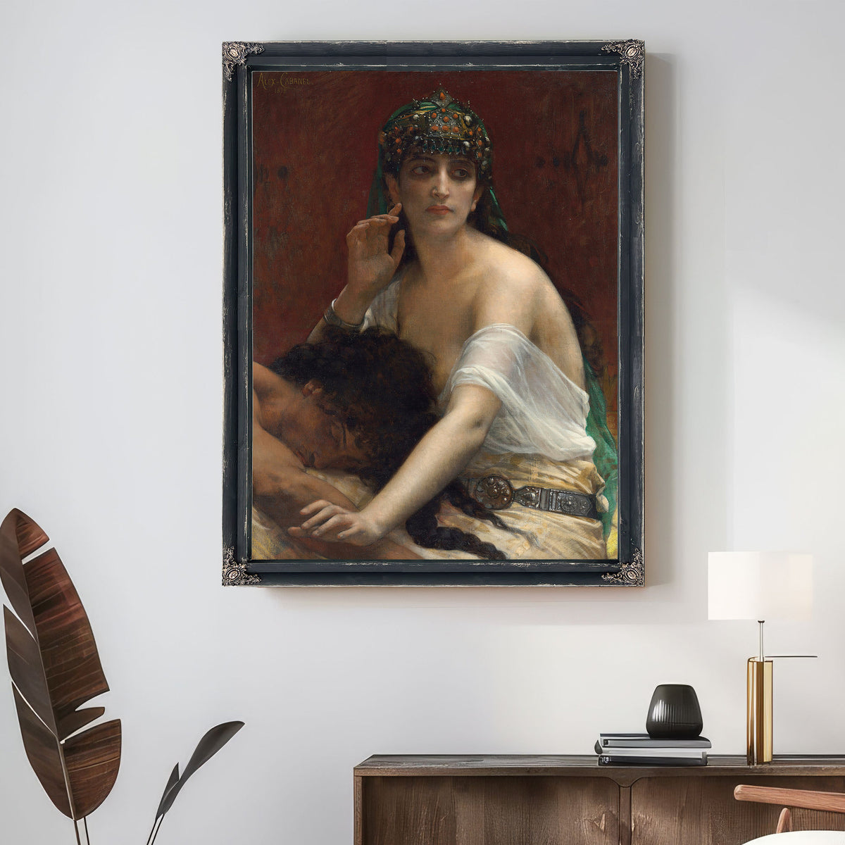 Samson Delilah 1878 By Alexandre Cabanel