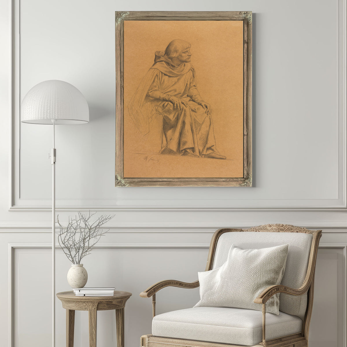 St Louis Pendant la Justice C 1875 By Alexandre Cabanel