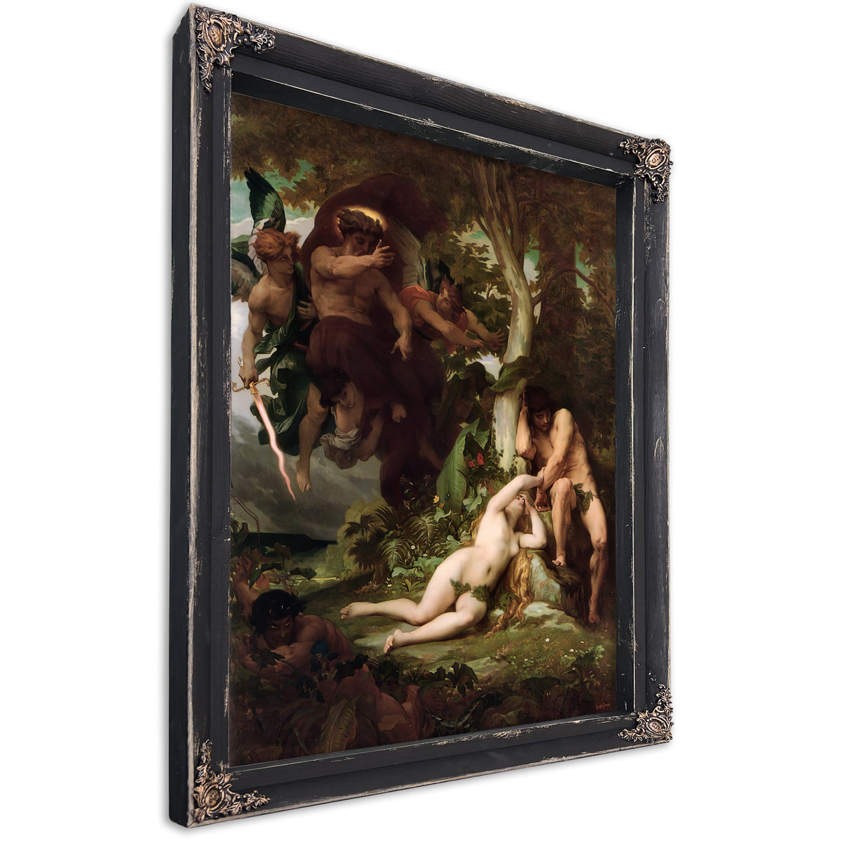 The Expulsion Adam Eve the Garden By Alexandre Cabanel