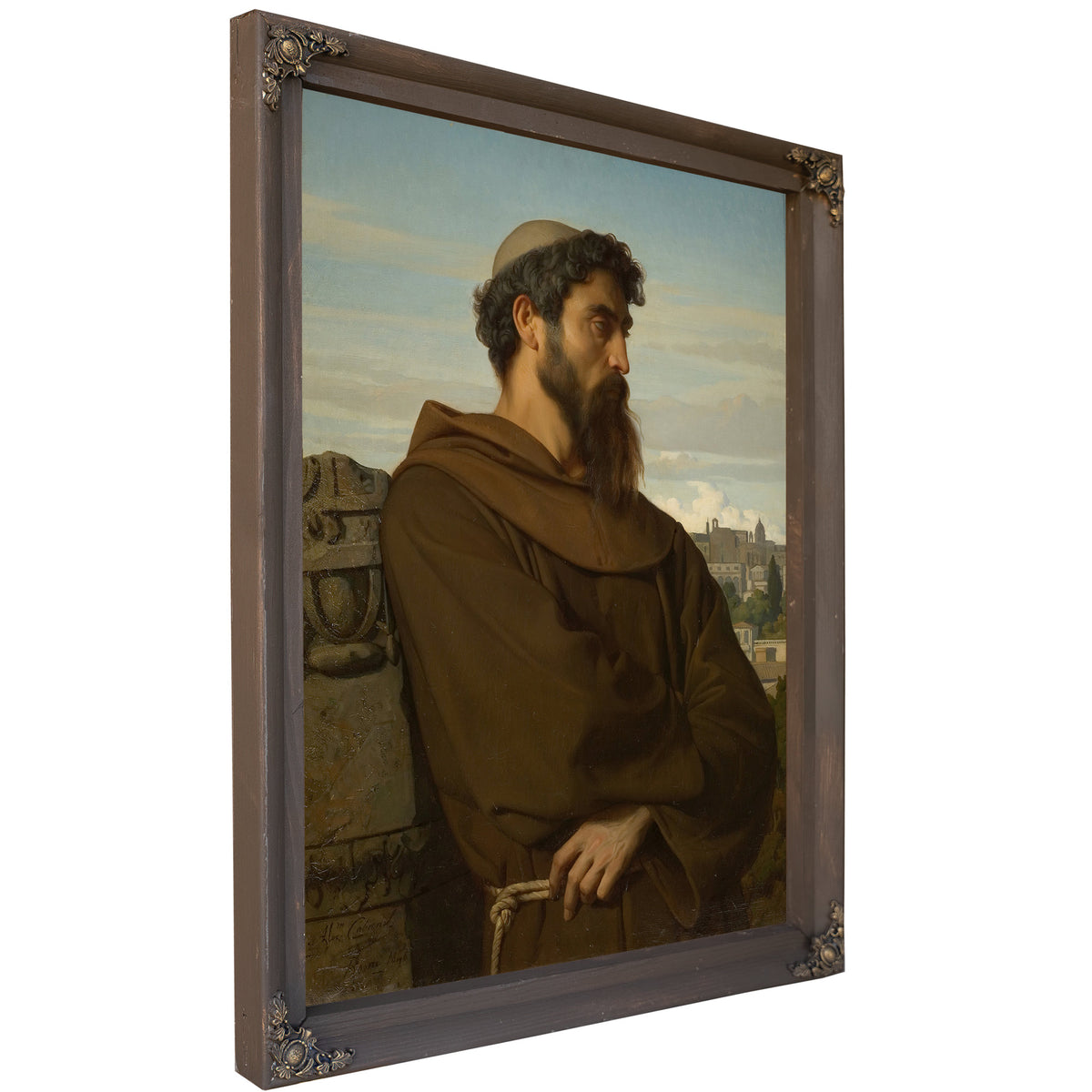 Un Penseur Jeune Moine Romain 1848 By Alexandre Cabanel