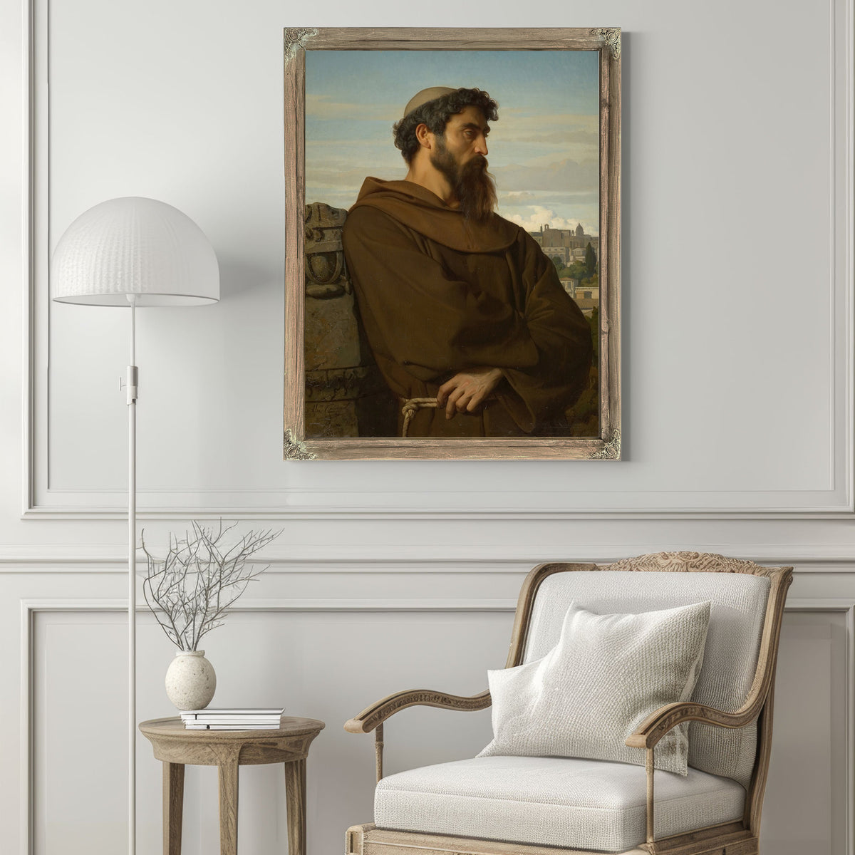 Un Penseur Jeune Moine Romain 1848 By Alexandre Cabanel