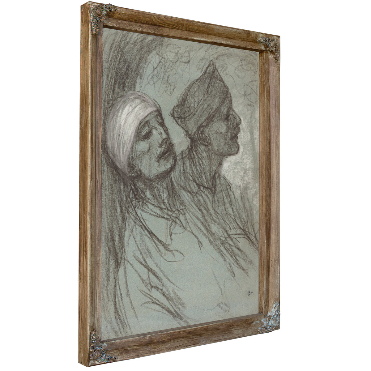A Wounded Soldier His Comrade By Alexandre Steinlen