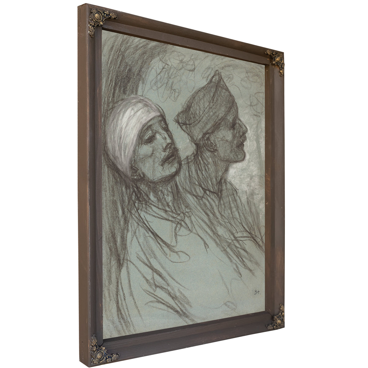 A Wounded Soldier His Comrade By Alexandre Steinlen