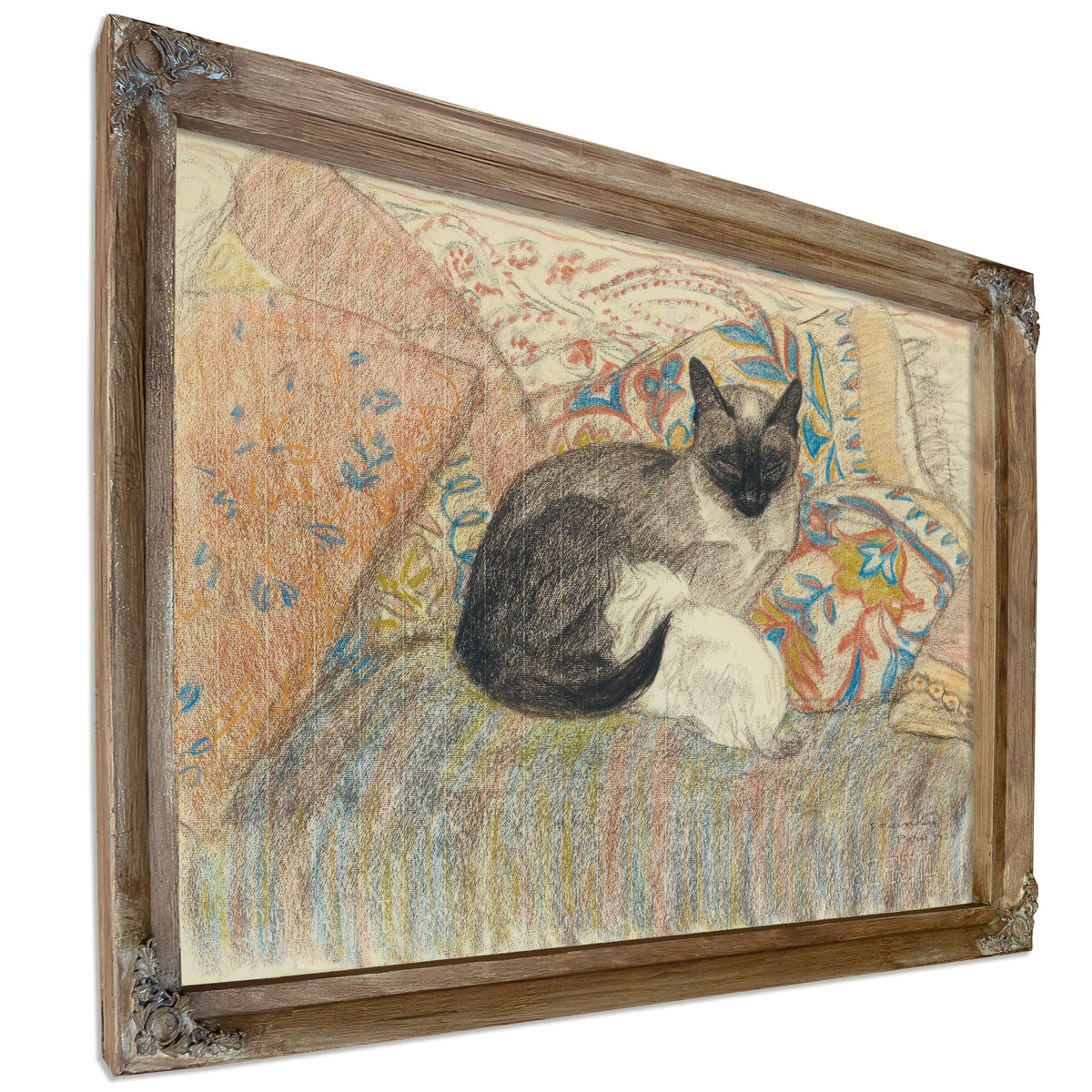Cat Her Kitten By Alexandre Steinlen