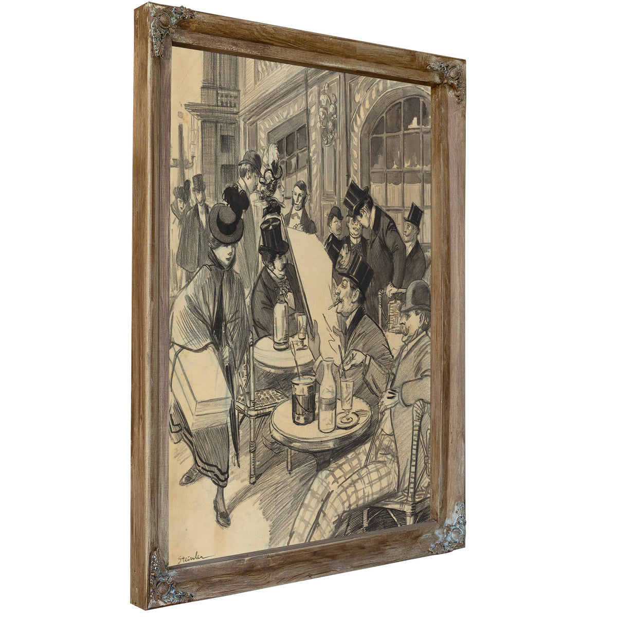 Chez Maxime By Alexandre Steinlen
