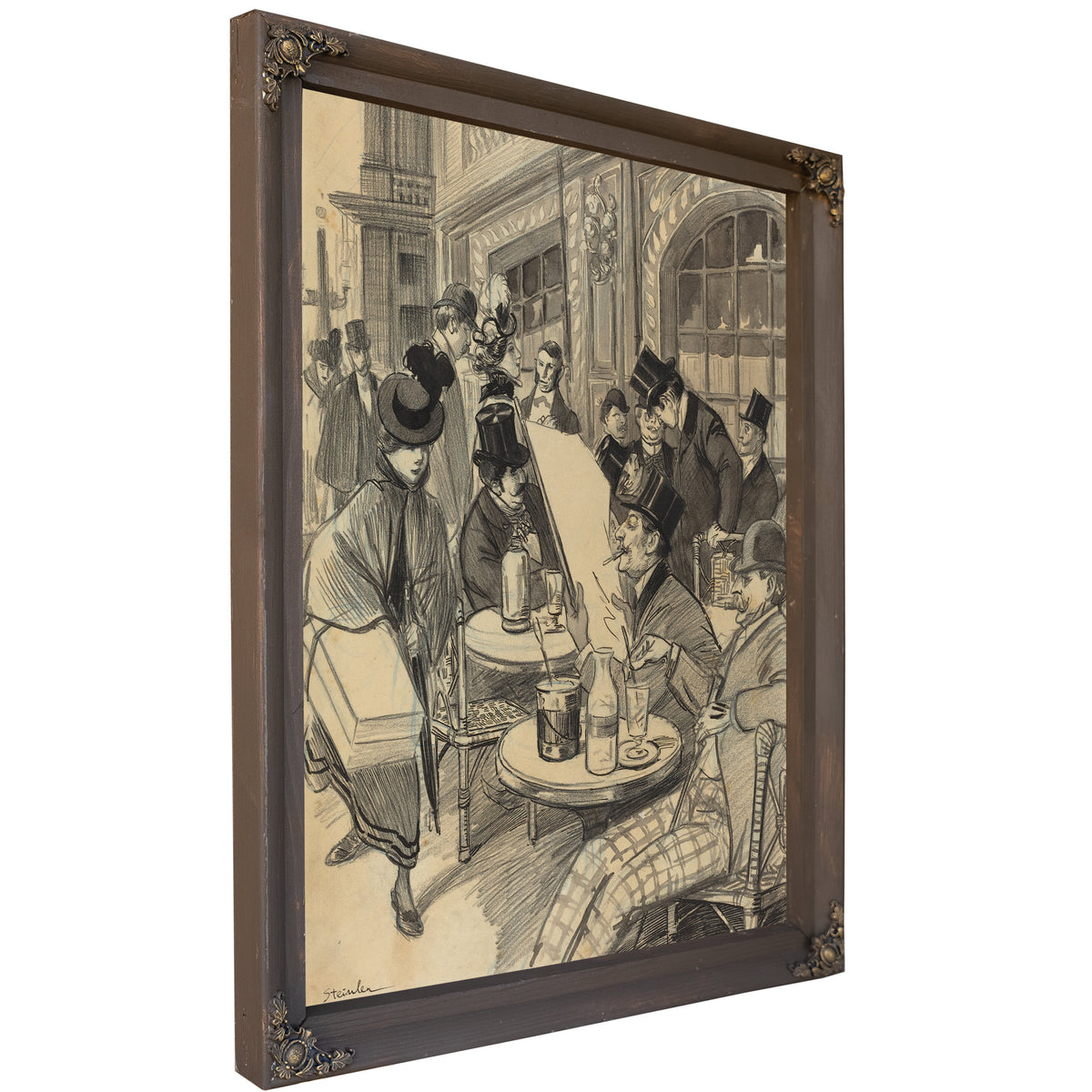 Chez Maxime By Alexandre Steinlen