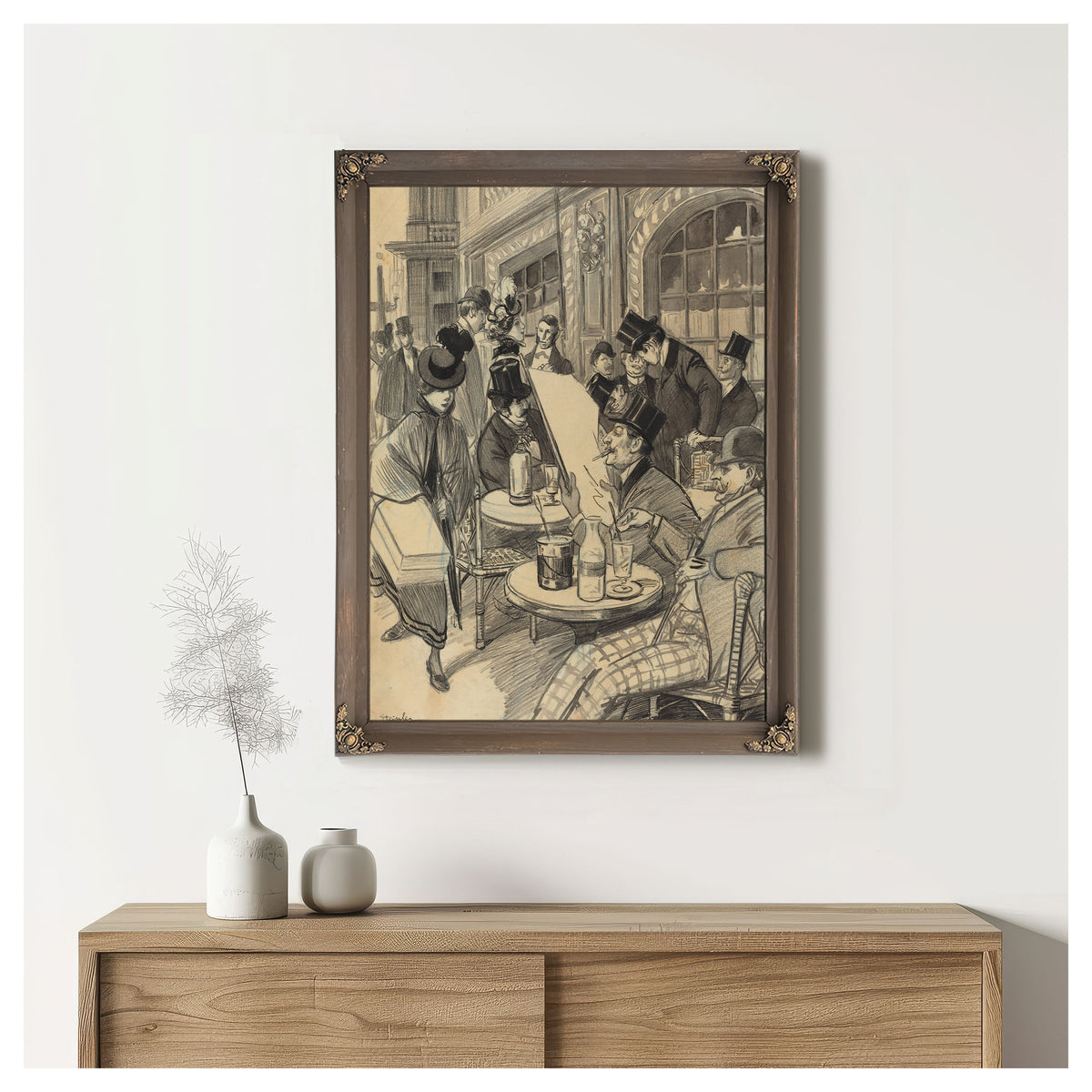 Chez Maxime By Alexandre Steinlen