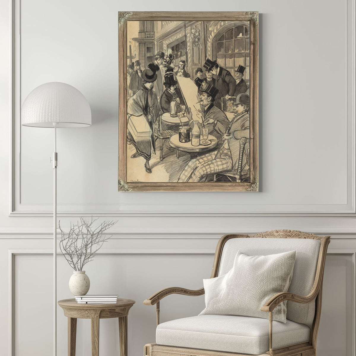Chez Maxime By Alexandre Steinlen