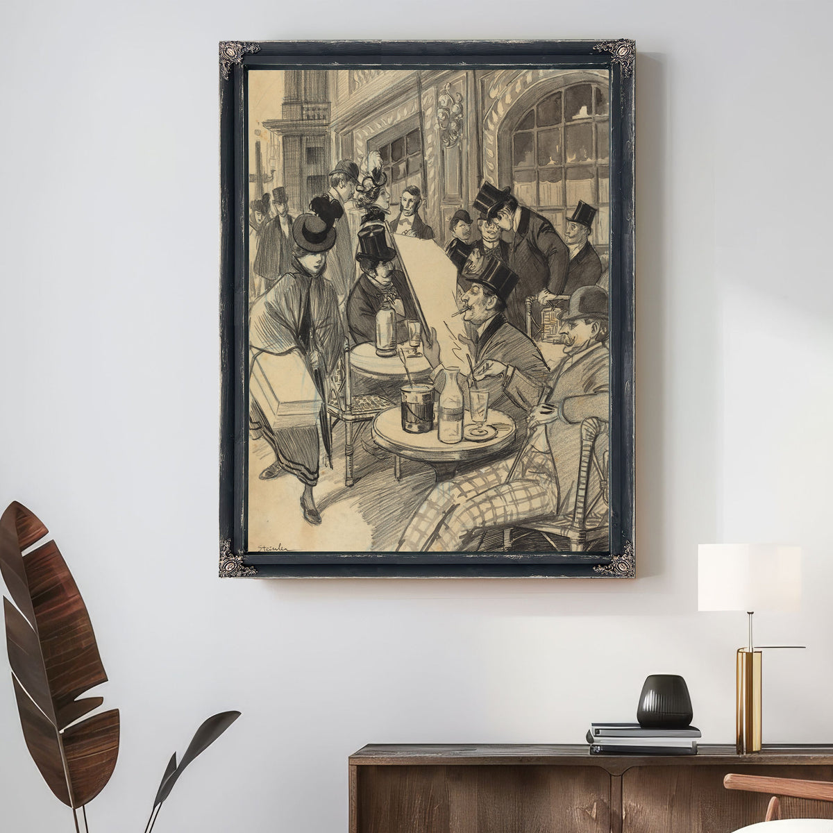 Chez Maxime By Alexandre Steinlen