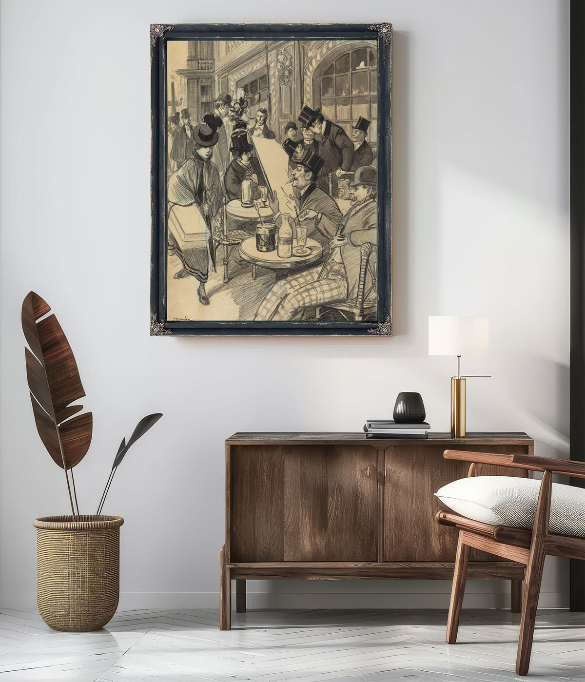 Chez Maxime By Alexandre Steinlen