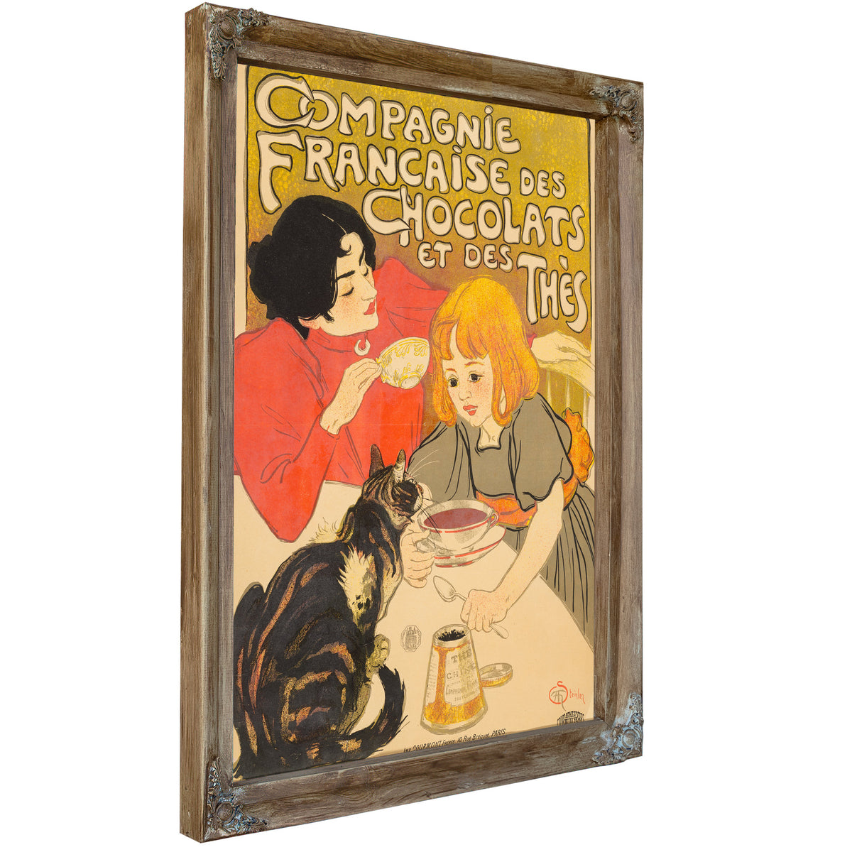 Compagnie Francaise Des Chocolats et By Alexandre Steinlen