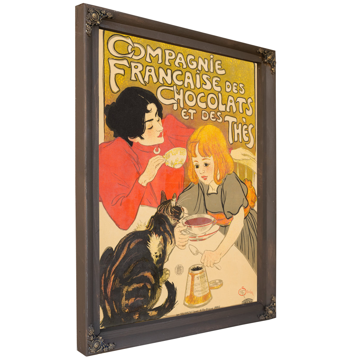 Compagnie Francaise Des Chocolats et By Alexandre Steinlen
