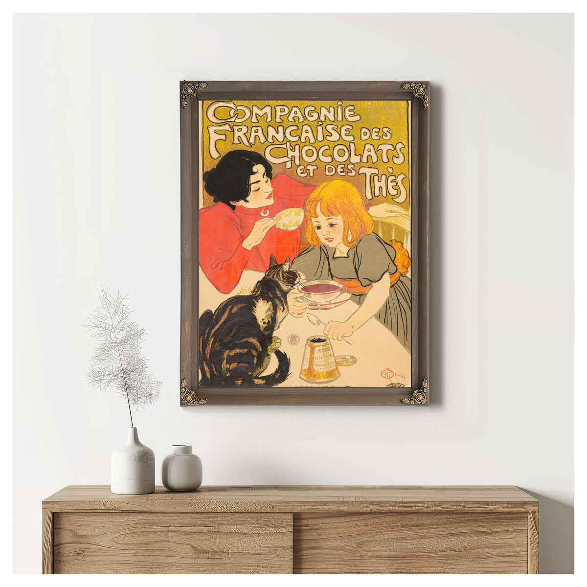 Compagnie Francaise Des Chocolats et By Alexandre Steinlen
