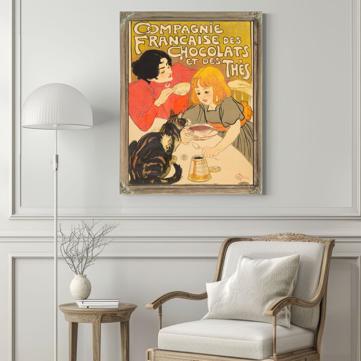 Compagnie Francaise Des Chocolats et By Alexandre Steinlen
