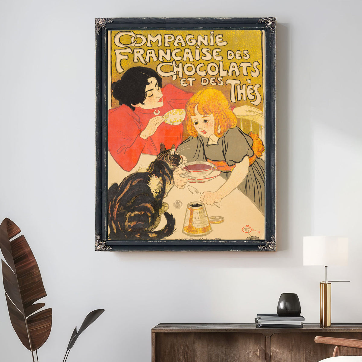 Compagnie Francaise Des Chocolats et By Alexandre Steinlen