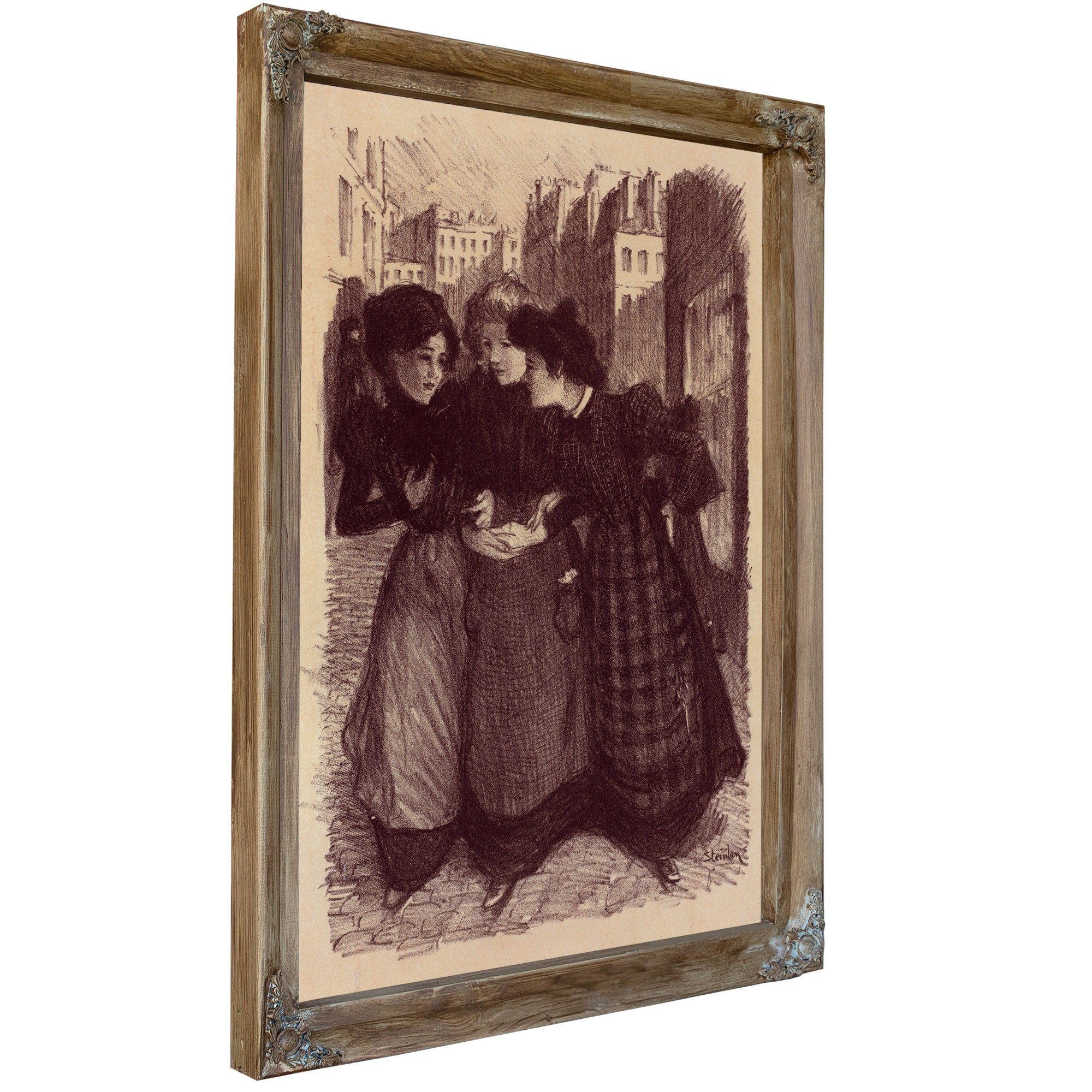 Dessin Original Pour Les Maitres de By Alexandre Steinlen