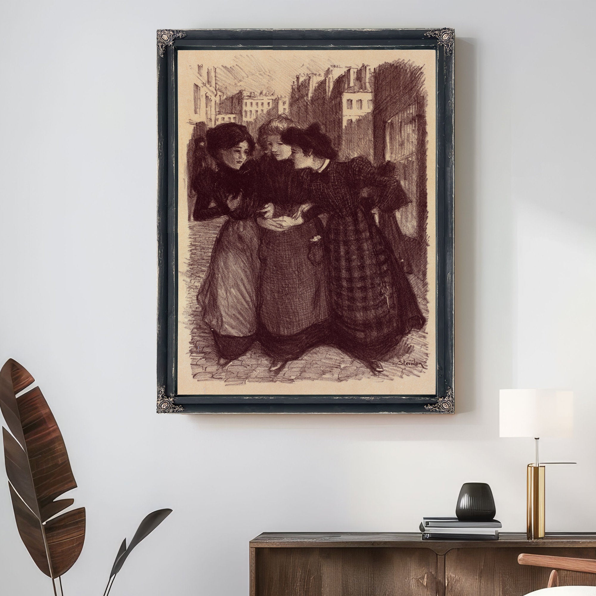 Dessin Original Pour Les Maitres de By Alexandre Steinlen