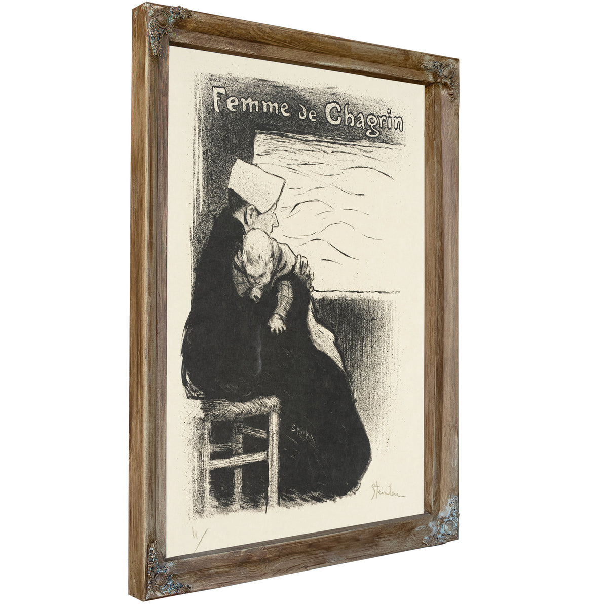 Femme de Chagrin By Alexandre Steinlen