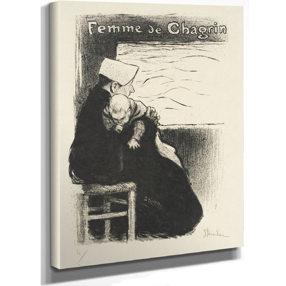 Femme de Chagrin By Alexandre Steinlen