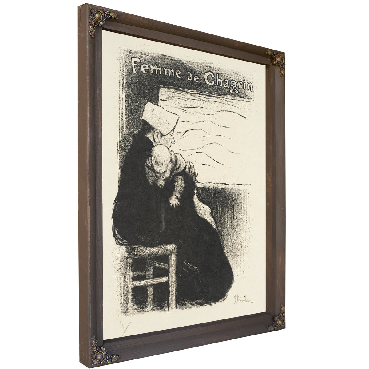 Femme de Chagrin By Alexandre Steinlen