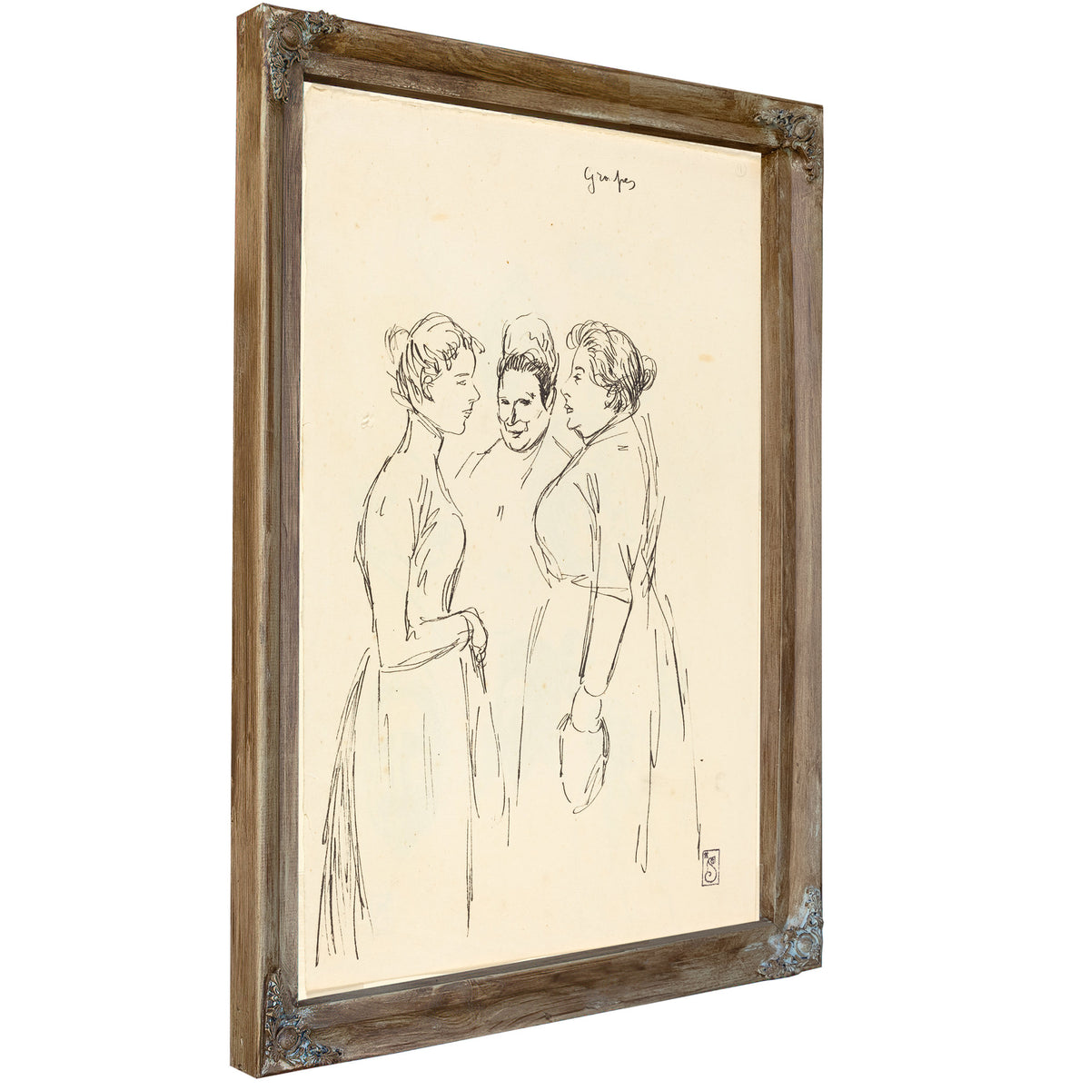 Gossiping Women By Alexandre Steinlen