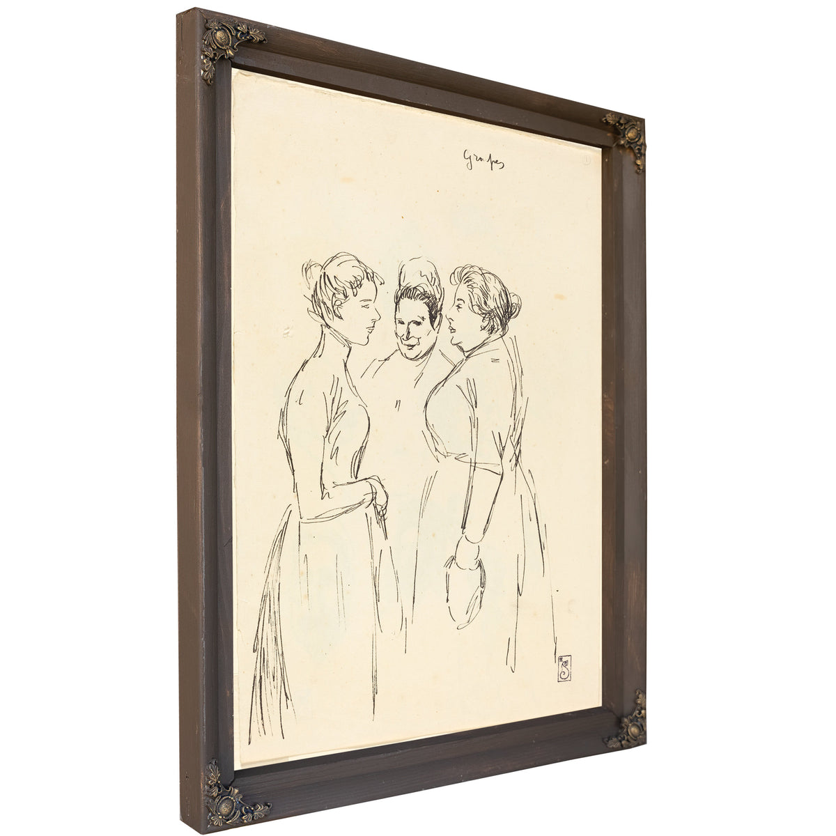 Gossiping Women By Alexandre Steinlen