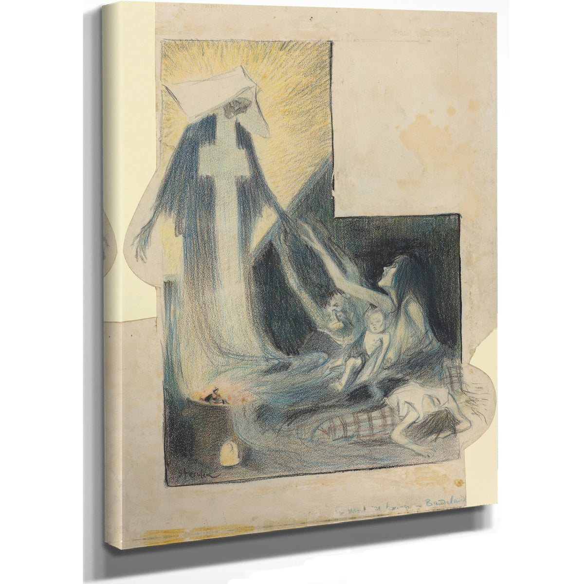 La Mort Des Pauvres Baudelaire By Alexandre Steinlen
