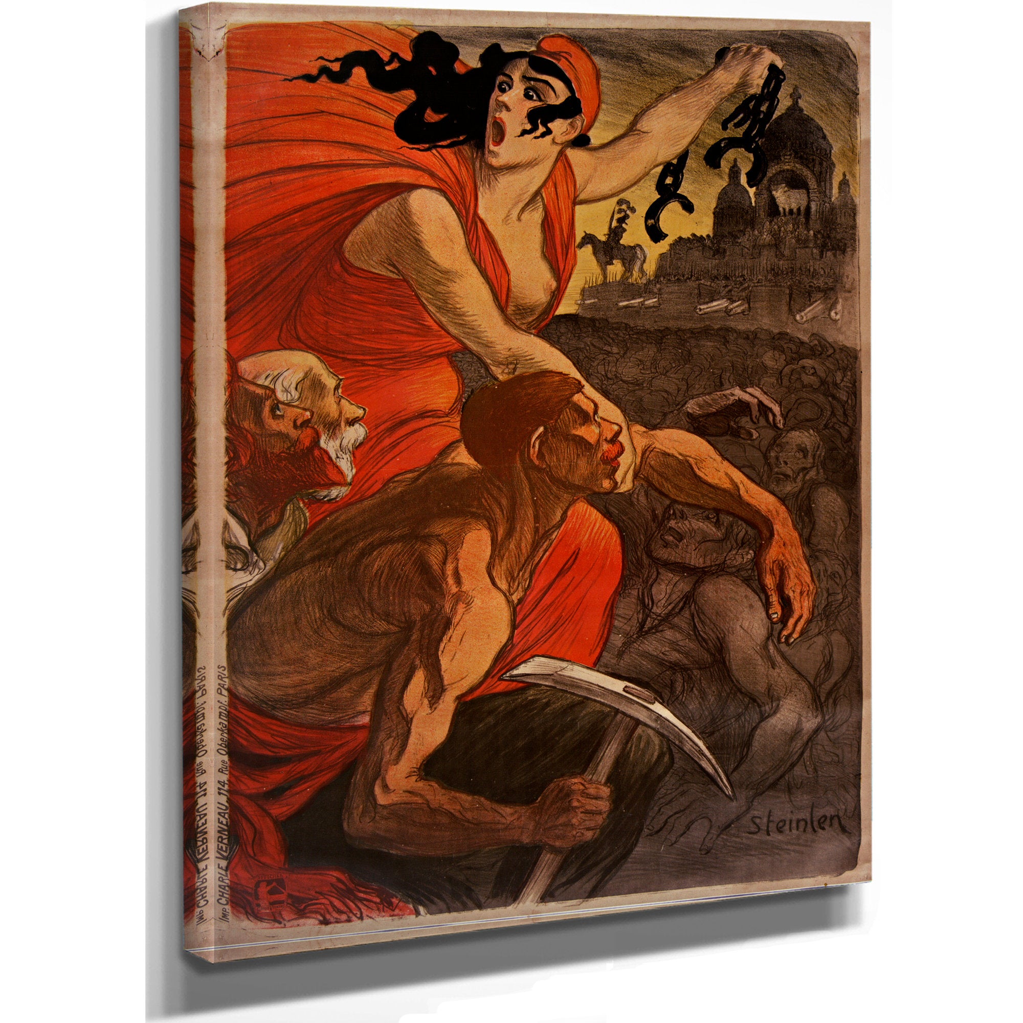 Le Petit Sou Journal de Defense By Alexandre Steinlen