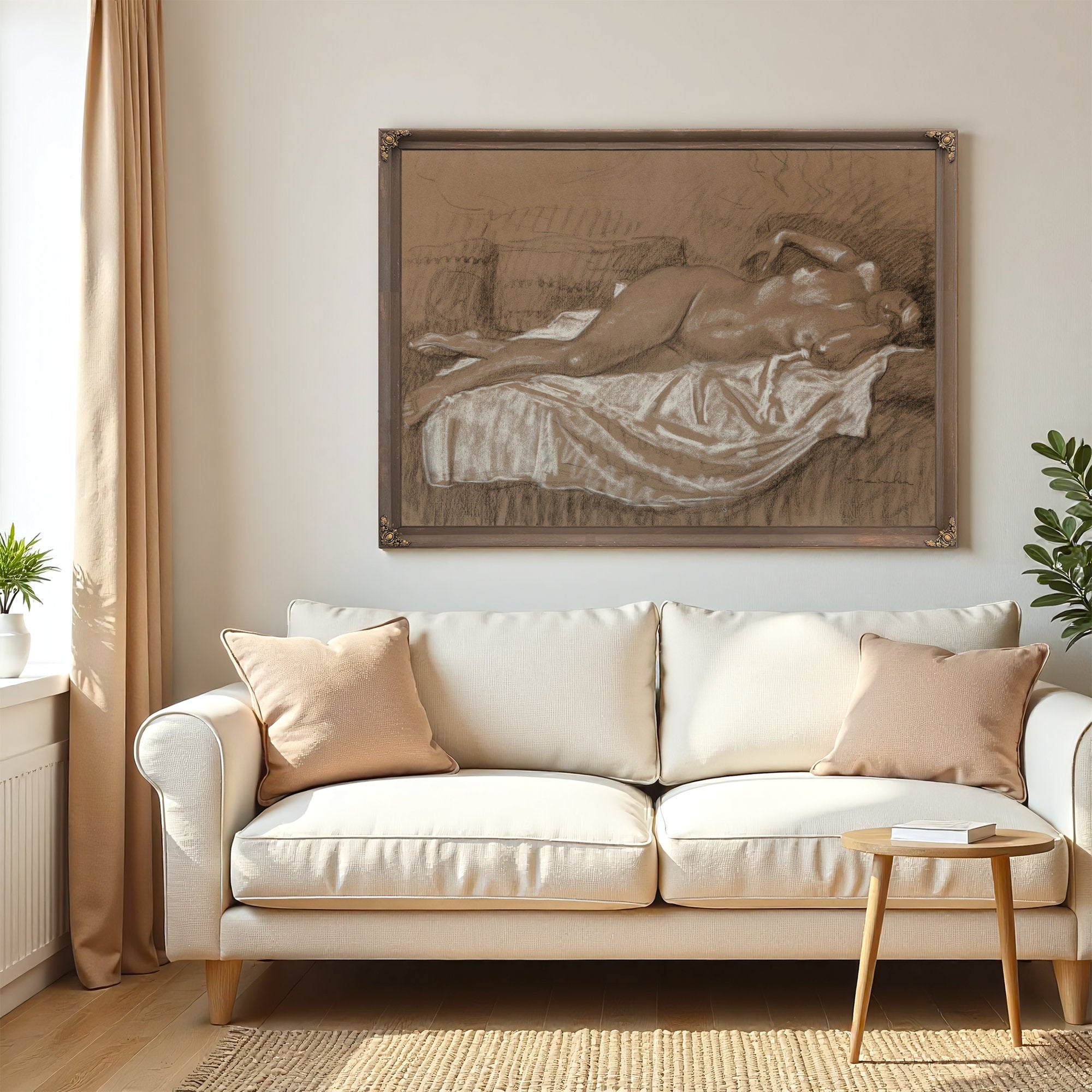 Le Repos du Modele By Alexandre Steinlen
