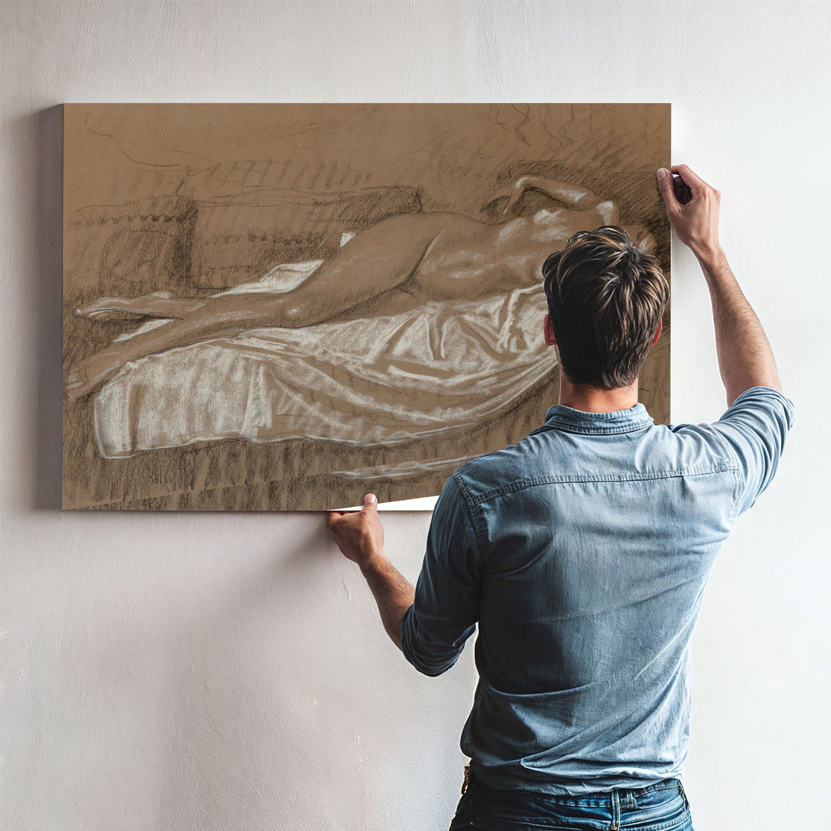 Le Repos du Modele By Alexandre Steinlen