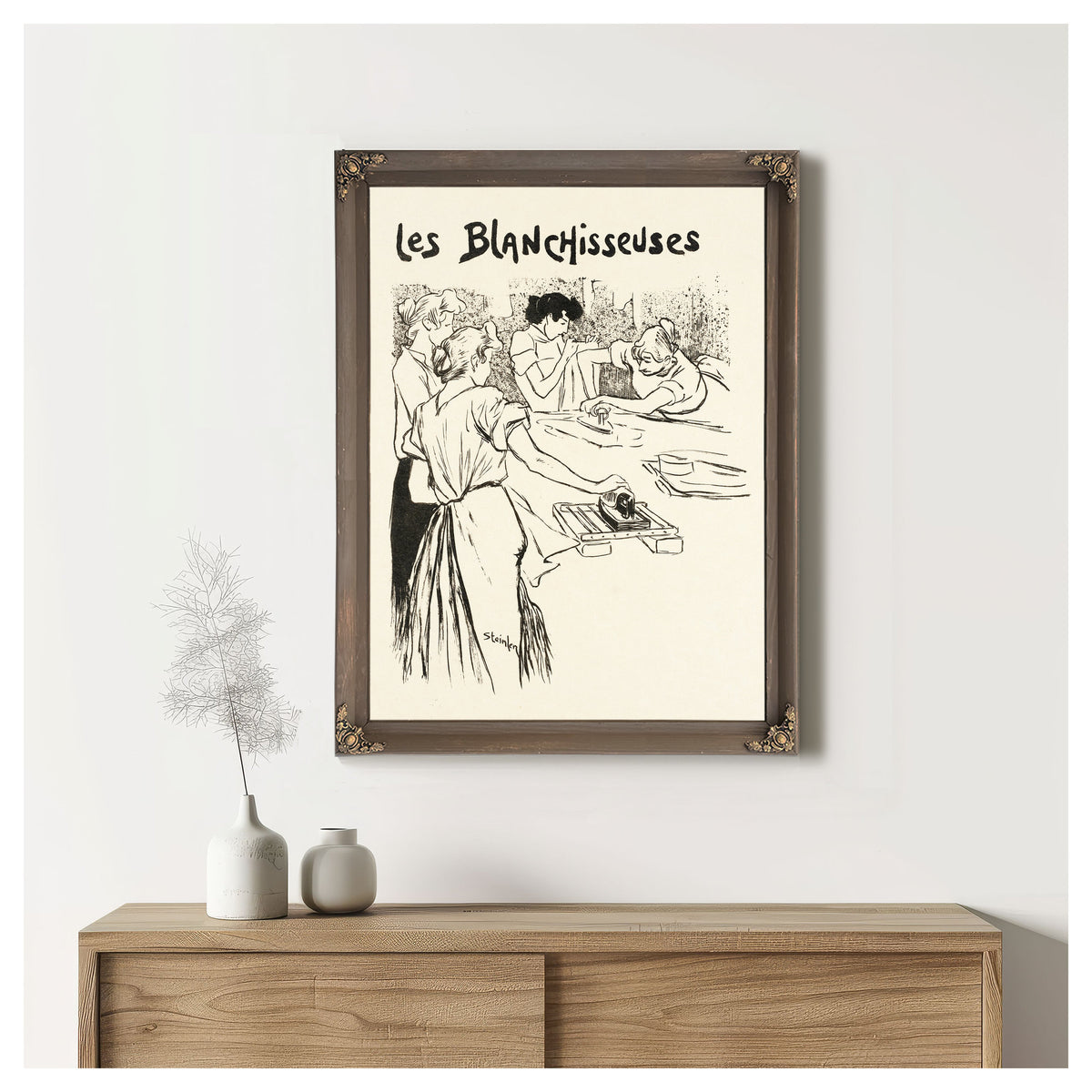 Les Blanchisseuses By Alexandre Steinlen