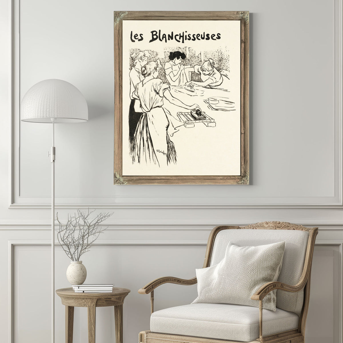 Les Blanchisseuses By Alexandre Steinlen