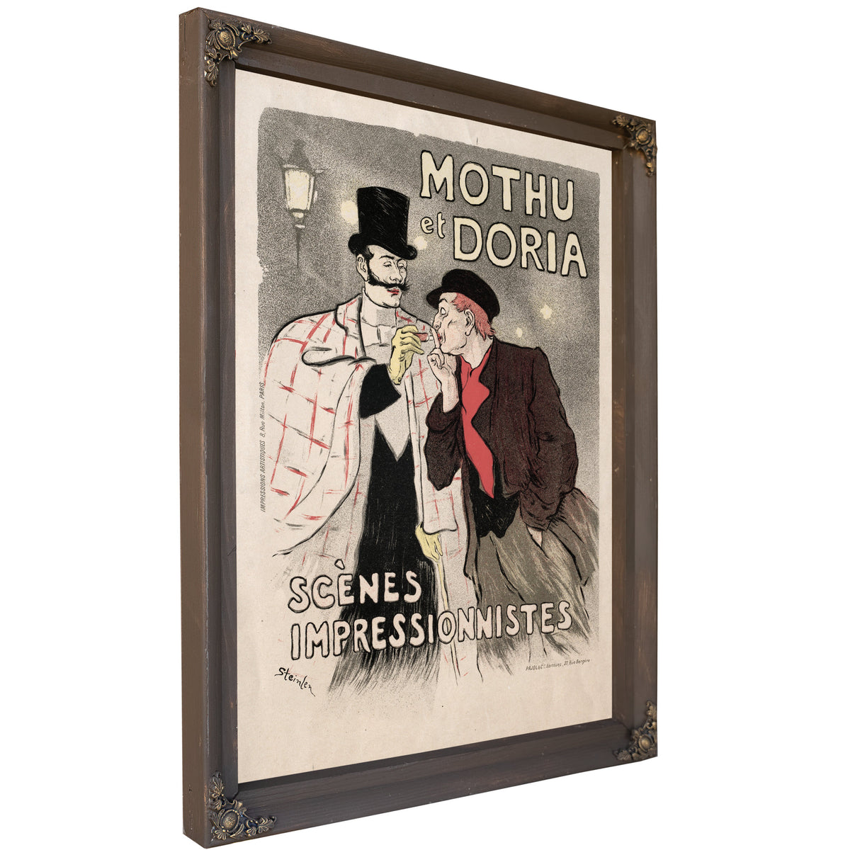 Mothu et Doria Scenes Impressionistes By Alexandre Steinlen