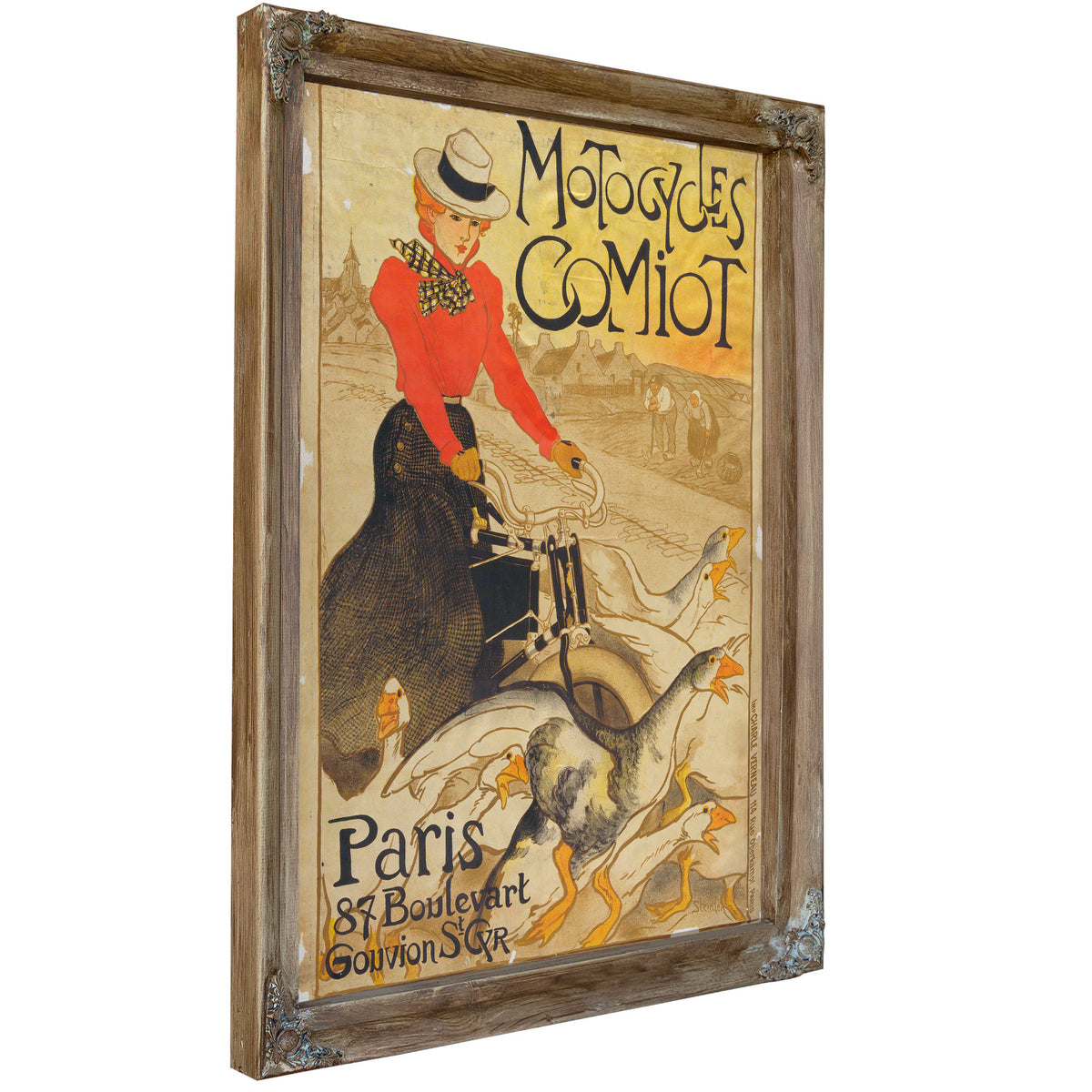 Motocycles Comiot By Alexandre Steinlen