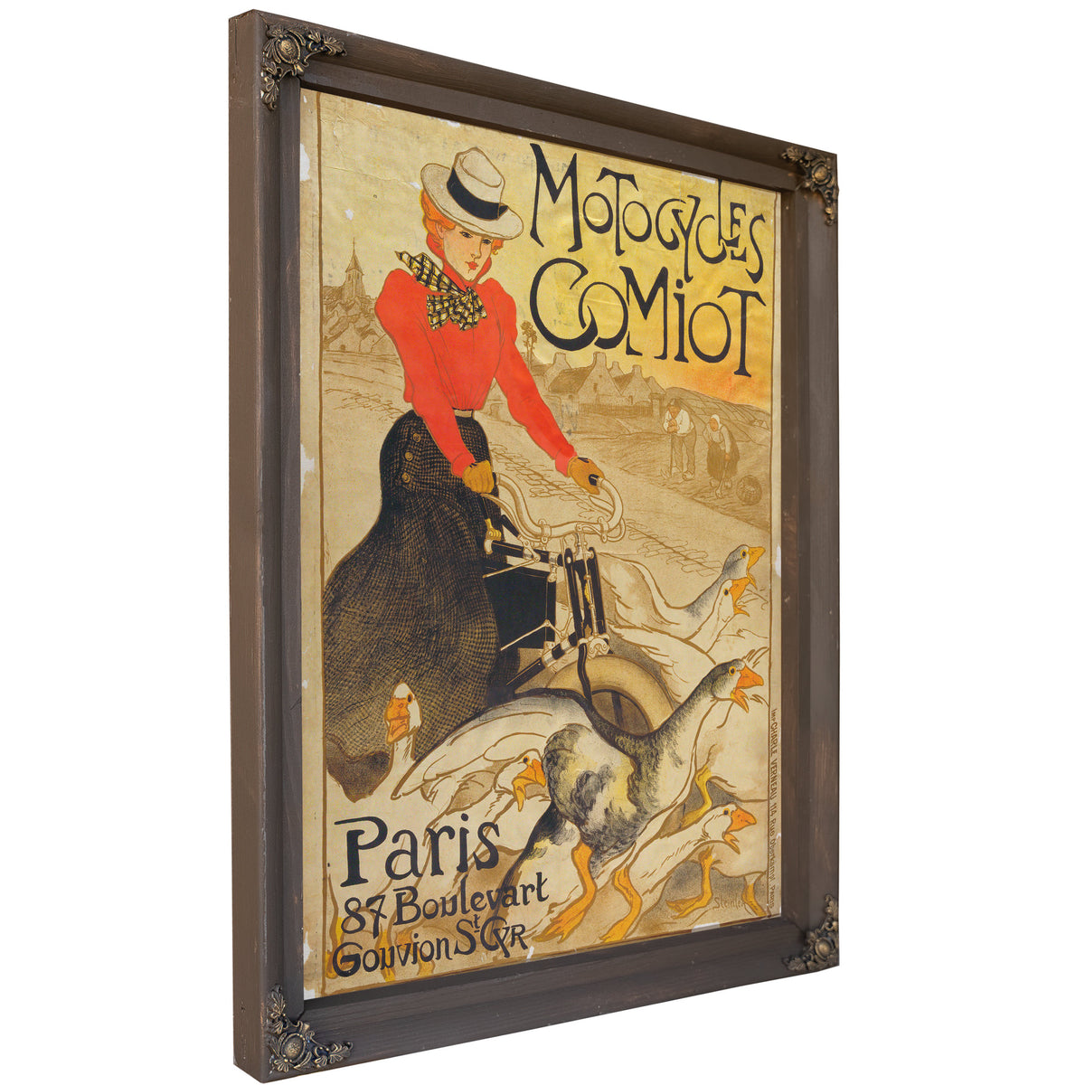 Motocycles Comiot By Alexandre Steinlen
