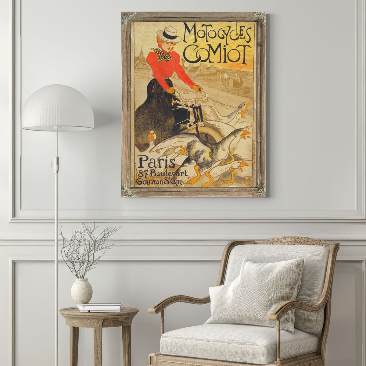 Motocycles Comiot By Alexandre Steinlen