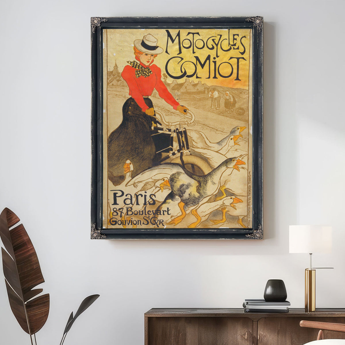 Motocycles Comiot By Alexandre Steinlen
