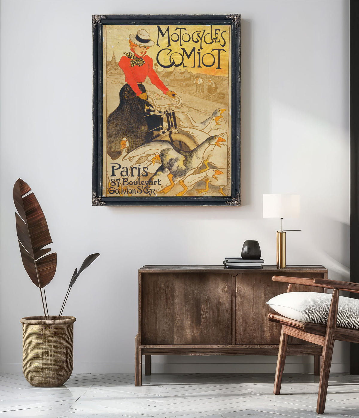 Motocycles Comiot By Alexandre Steinlen