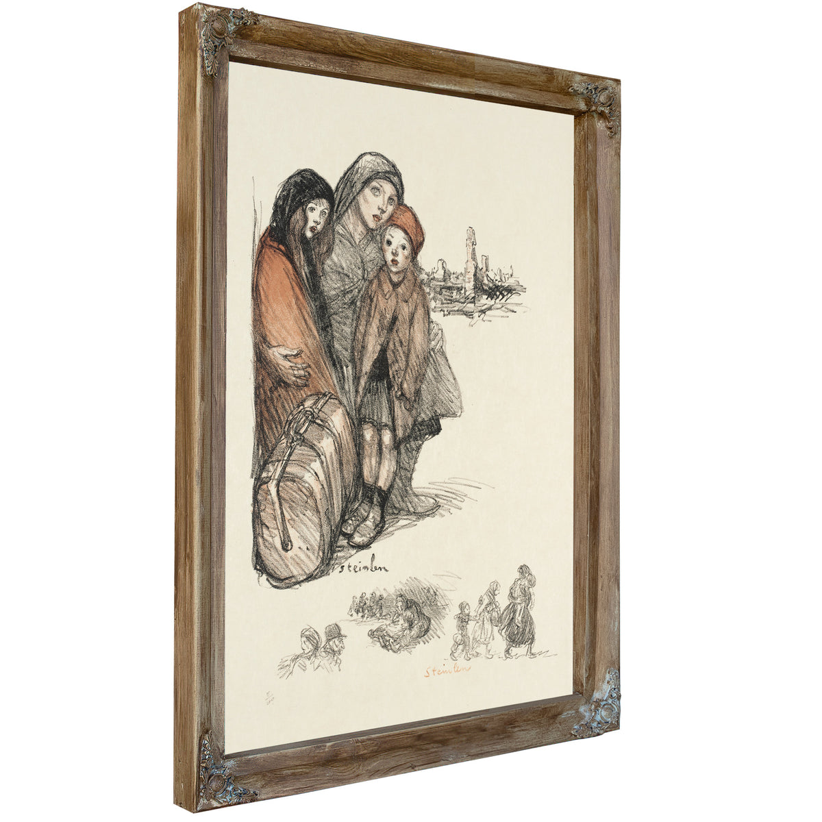 Refugies 1 By Alexandre Steinlen
