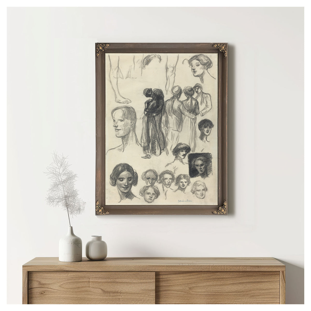 Sheet Sketches By Alexandre Steinlen