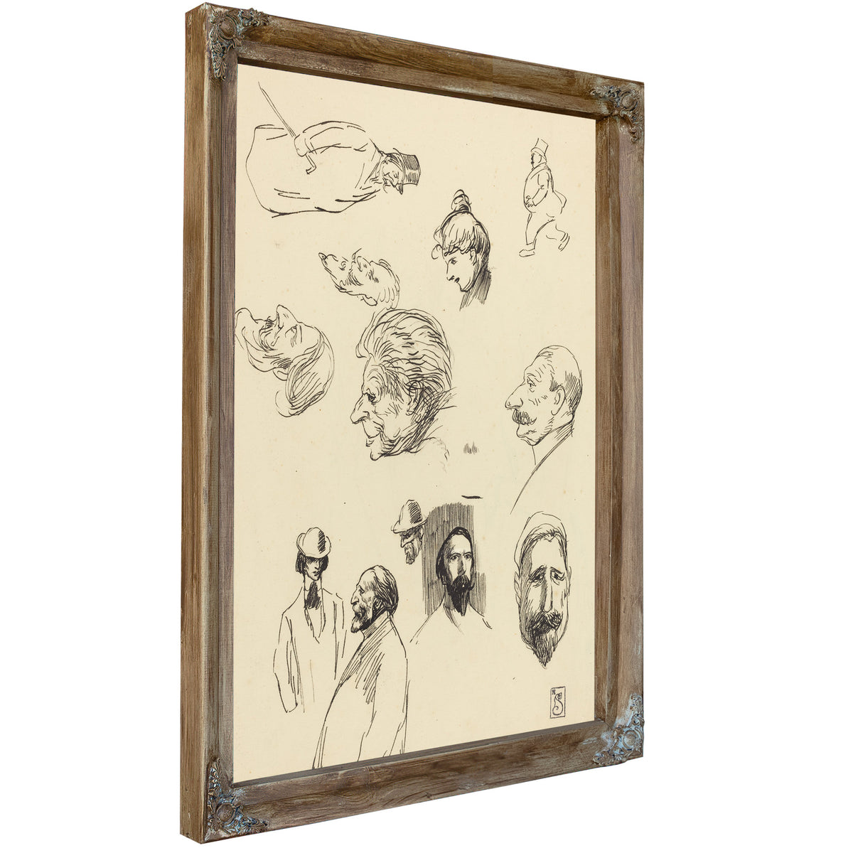 Studies Figures Heads By Alexandre Steinlen