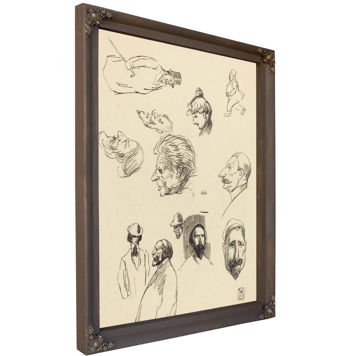 Studies Figures Heads By Alexandre Steinlen