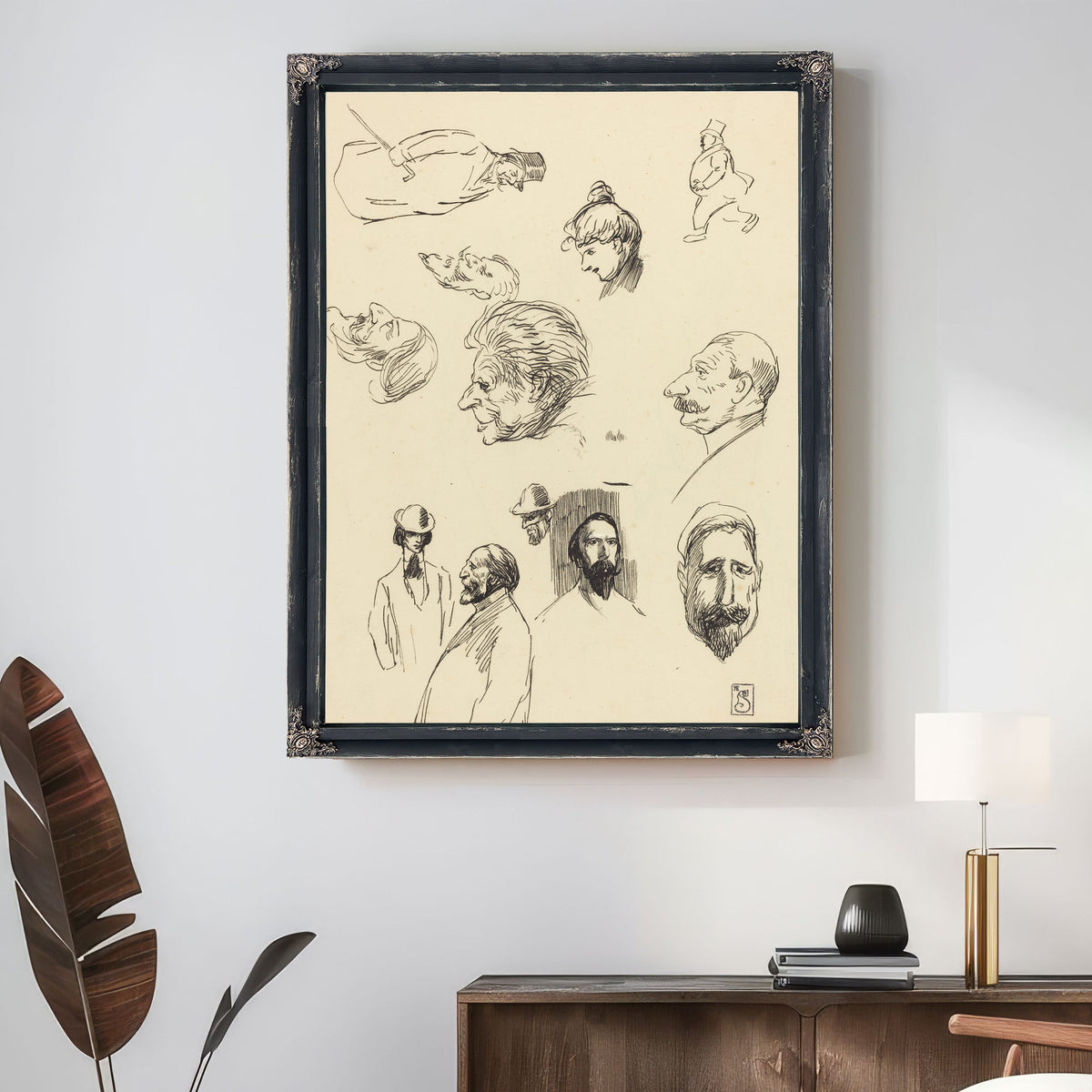 Studies Figures Heads By Alexandre Steinlen
