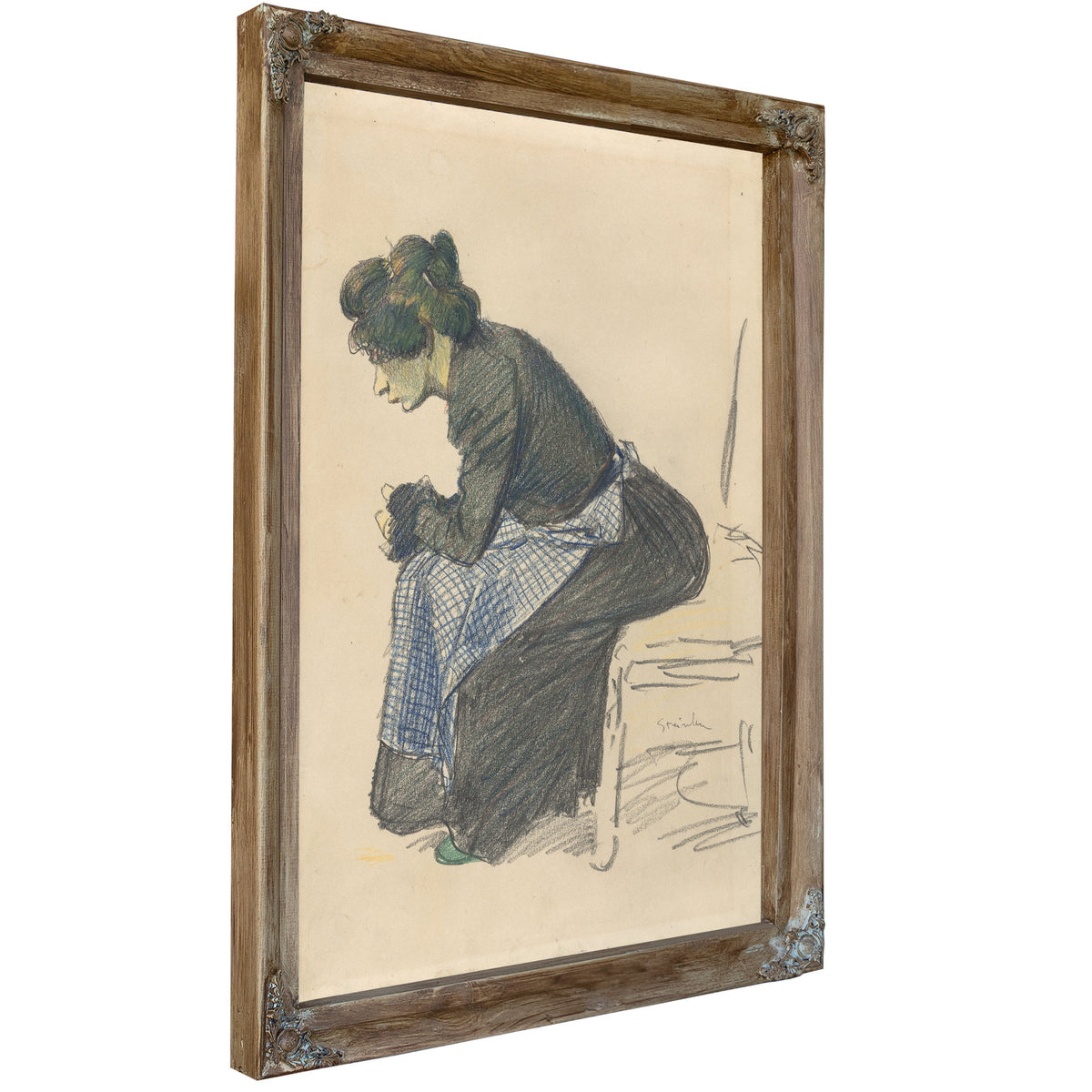 Study a Woman By Alexandre Steinlen