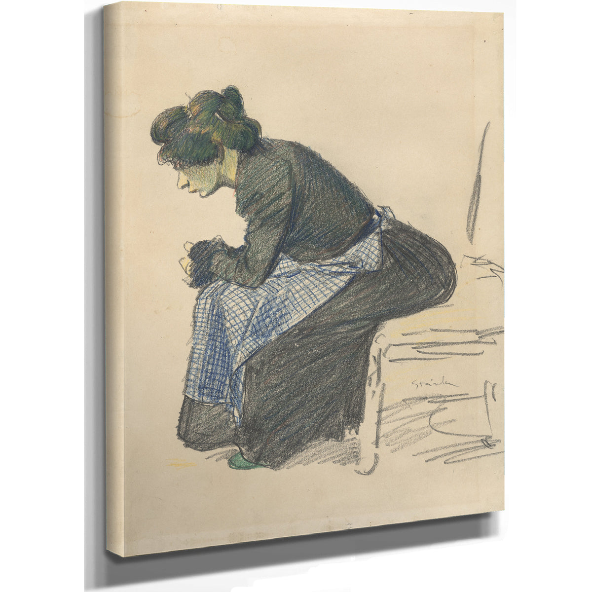 Study a Woman By Alexandre Steinlen