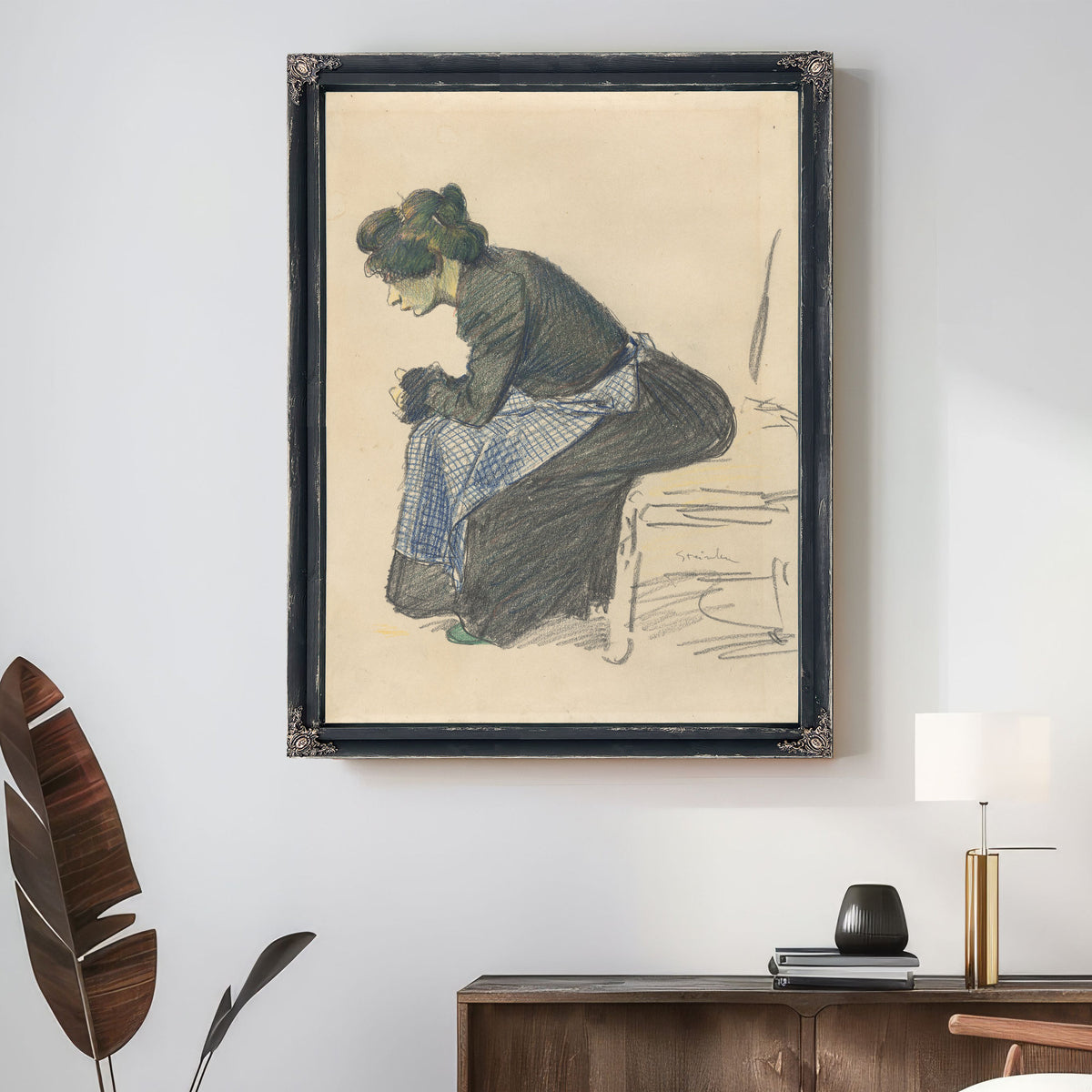 Study a Woman By Alexandre Steinlen