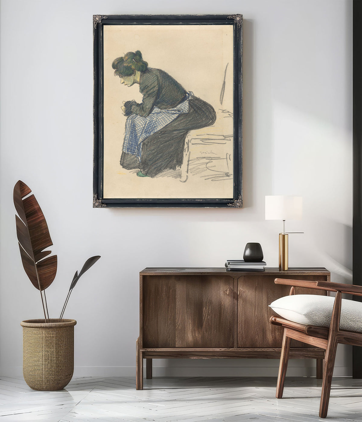 Study a Woman By Alexandre Steinlen