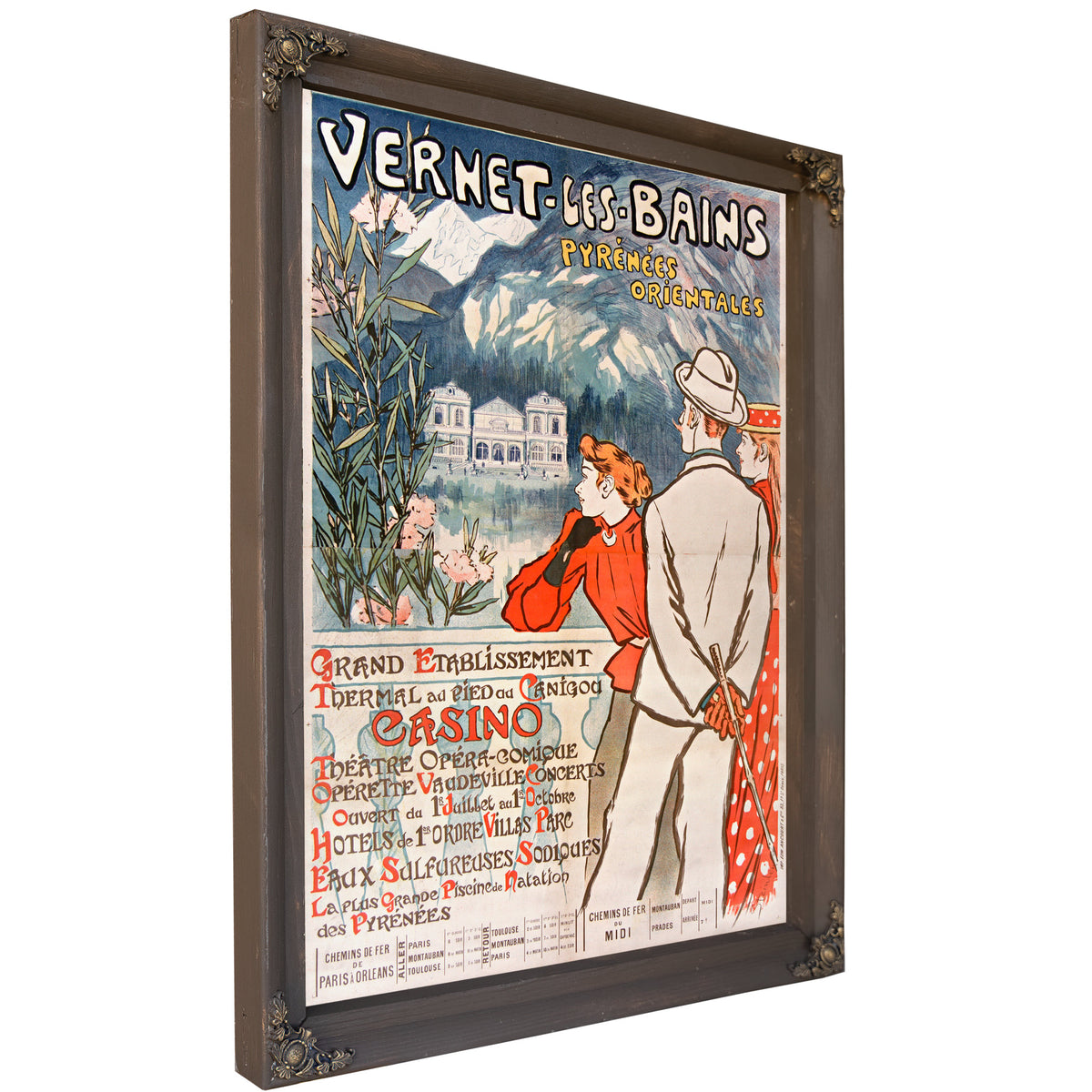 Vernet Les Bains Pyrenees Orientales By Alexandre Steinlen
