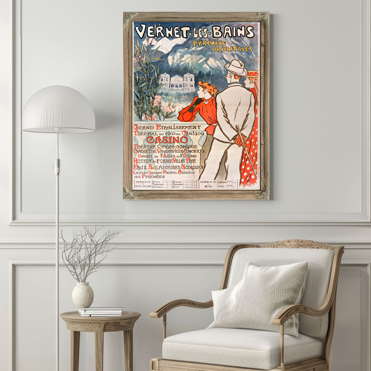 Vernet Les Bains Pyrenees Orientales By Alexandre Steinlen
