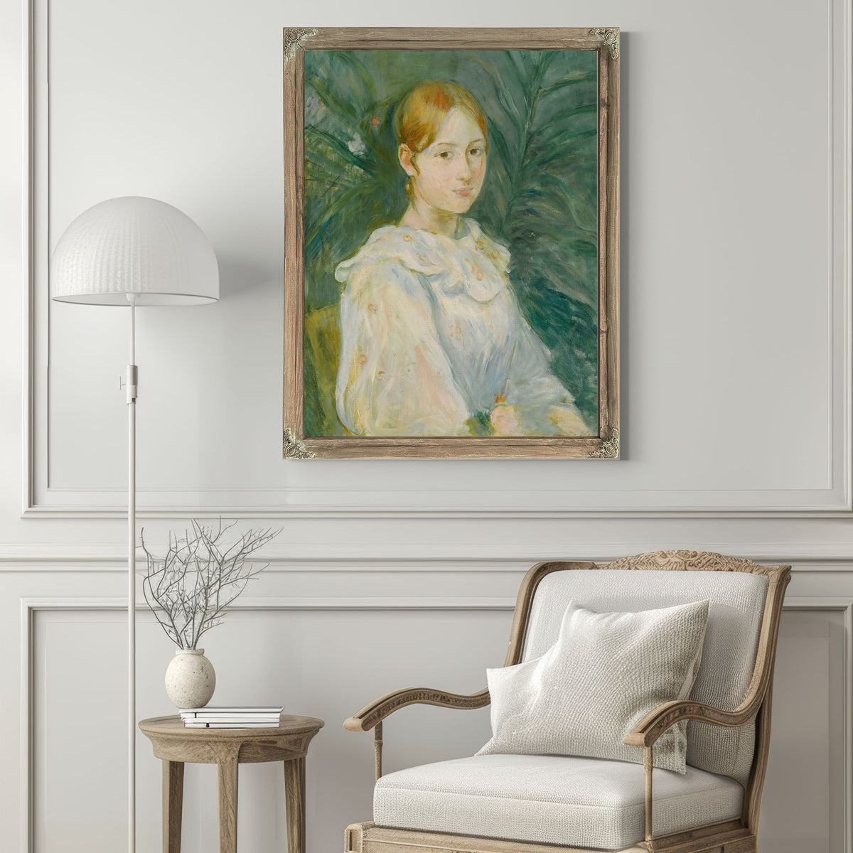 Alice Gamby En Buste by Berthe Morisot